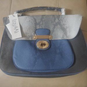 Izzy & ali faux snakeskin women's purse